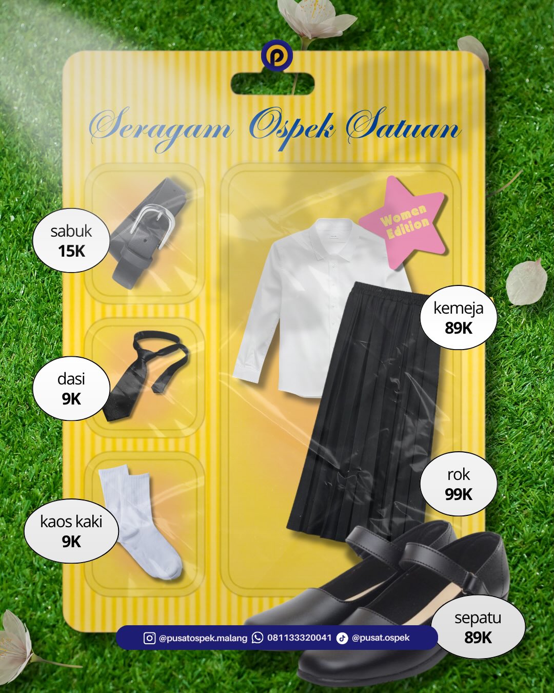 ✨ PRE-ORDER SERAGAM OSPEK SATUAN SUDAH DIBUKA! ✨Masih bingung cari perlengkapan ospek yang sesua (2)